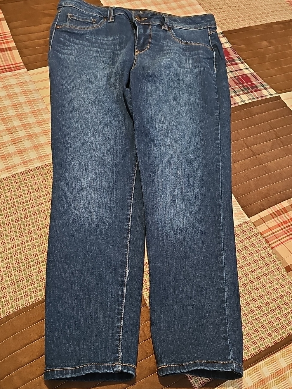 D. jeans Women’s Skinny Jeans in Dark Blue Wash